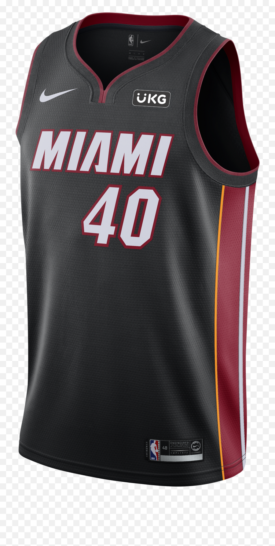 Udonis Haslem Nike Miami Heat Icon Black Swingman Jersey - Heat 2020 21 Jerseys Png,40 Icon