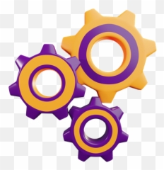 Mobile Setting Icon - Download Colored Outline Style Dot png