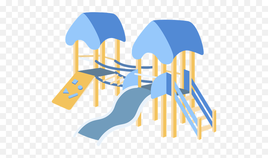 Playground Icon - Download In Colored Outline Style Png,Playground Icon Png