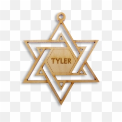 Star Of David Ornament Hanukkah - Cute Star Of David Png,Star Of David Png