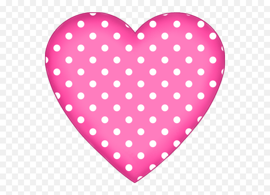 Find Tons Of Free Clip Art Images For - Pink Polka Dot Heart Png,Polka Dots Png
