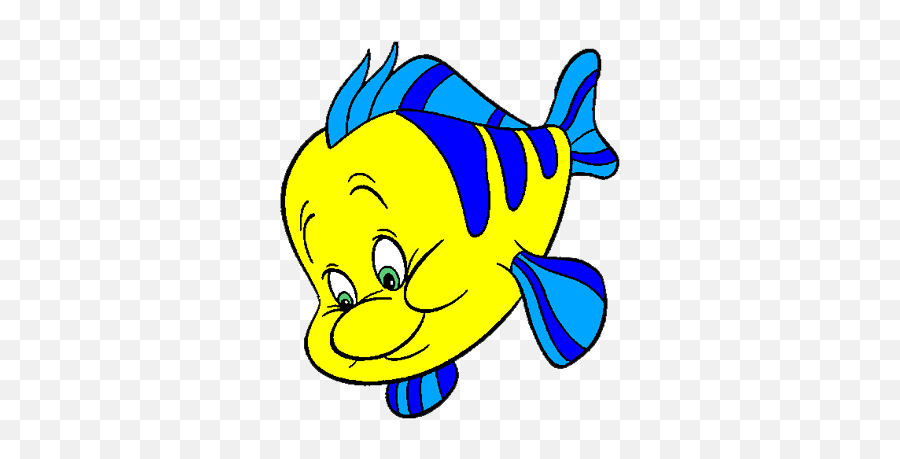 Free Flounder Little Mermaid Png - Little Mermaid Clipart,Flounder Png
