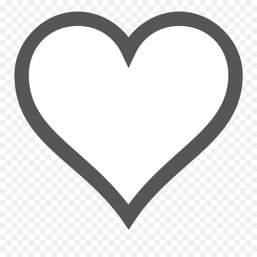 Heart Icon Png 33353 - Free Icons Library Heart Clipart Black And White,Heart Image Png