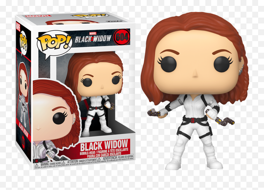 Black Widow 2020 - Black Widow In White Suit Pop Vinyl Black Widow Funko Pop Png,Black Widow Png