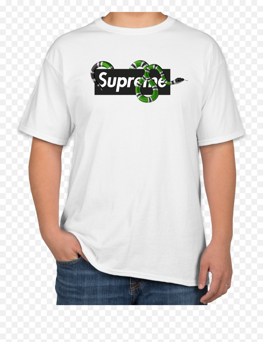 Awesome Gucci King Snake X Supreme Unisex T - Shirt Gucci T Shirt Men 2020 Png,Gucci Snake Png