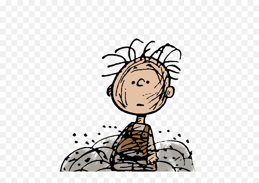 Download Hd Surrounded By A Cloud Of Dust - Pigpen Peanuts Pig Pen From Charlie Brown Png,Dust Cloud Png