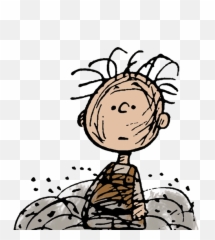 Download Hd Surrounded By A Cloud Of Dust - Pigpen Peanuts Pen From Charlie Brown png