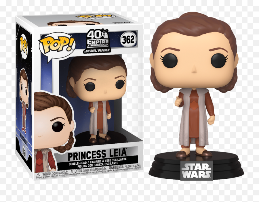 Funko Pop Star Wars Episode V The Empire Strikes Back - Bespin Leia 362 Funko Pop Star Wars Empire Strikes Back Png,Leia Png