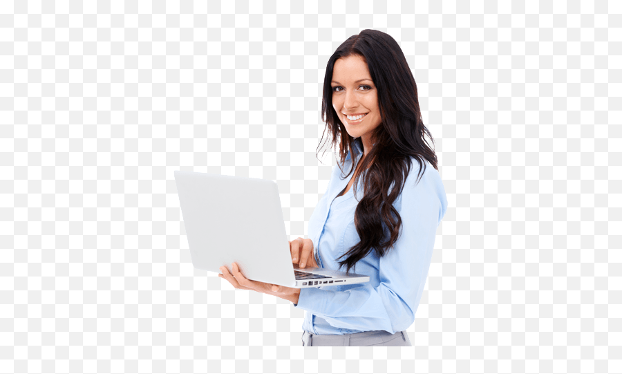 Laptop Png Transparent Images Clipart - Woman With Laptop Png,Laptop Png Transparent