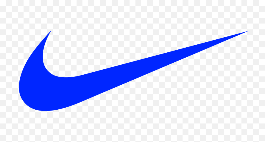 Nike Blue Logo Posted By Zoey Anderson - Transparent Blue Nike Logo Png,Nike Logos