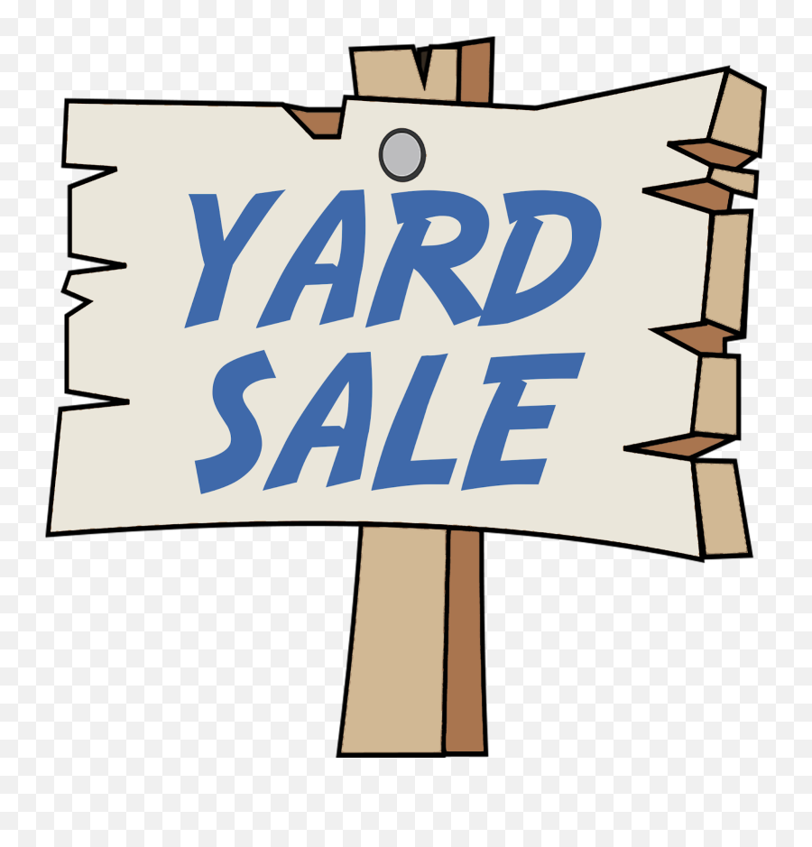 Yard Sale Sign Clipart - Clip Art Yard Sale Png,For Sale Sign Png