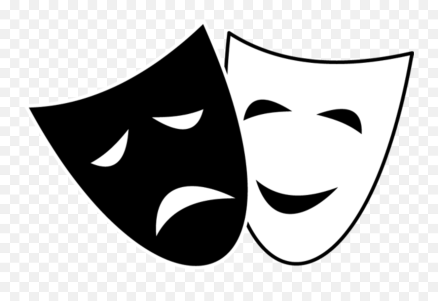 Free Theater Masks Transparent - Comedy And Tragedy Masks Png,Drama Masks Png