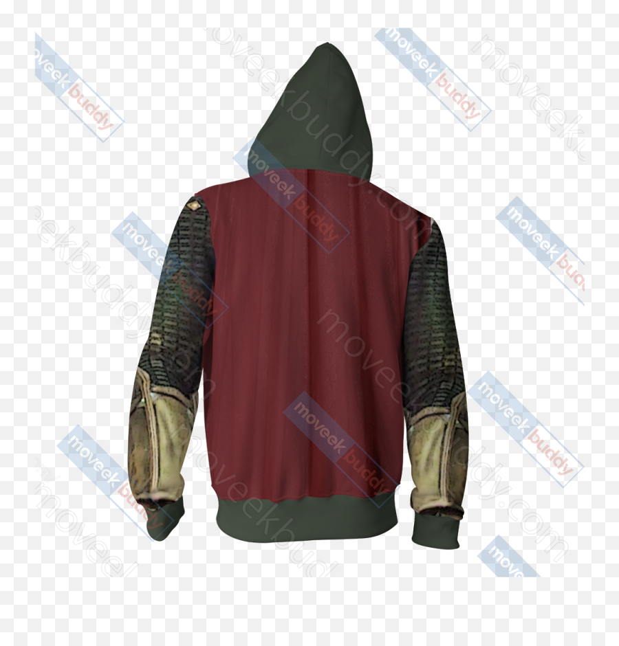 Spider Man Far From Home Mysterio Cosplay Zip Up Hoodie Jacket Png