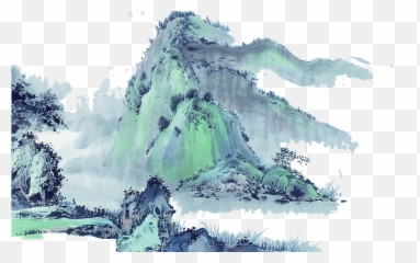 Download Hd China Chinese Painting - Mountain Snow png