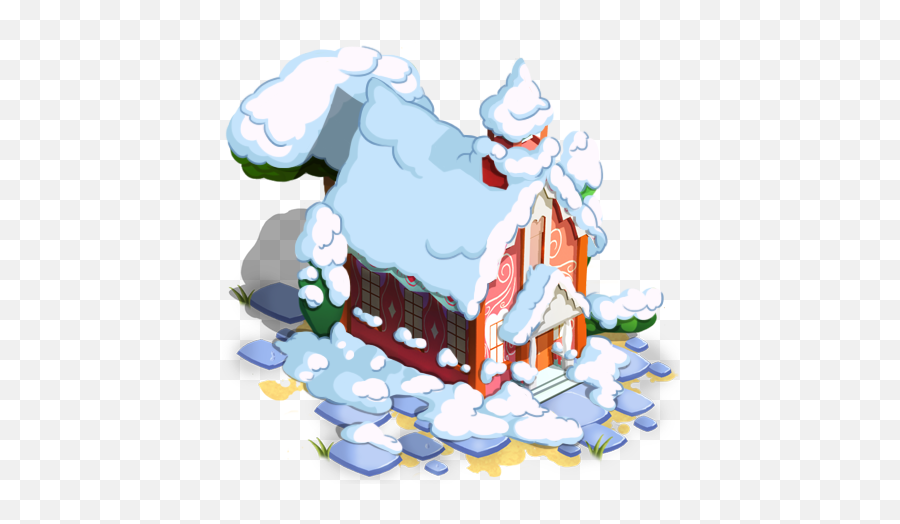 Winter Ponyville Schoolhouse Mlp - Gingerbread House Png,Schoolhouse Png