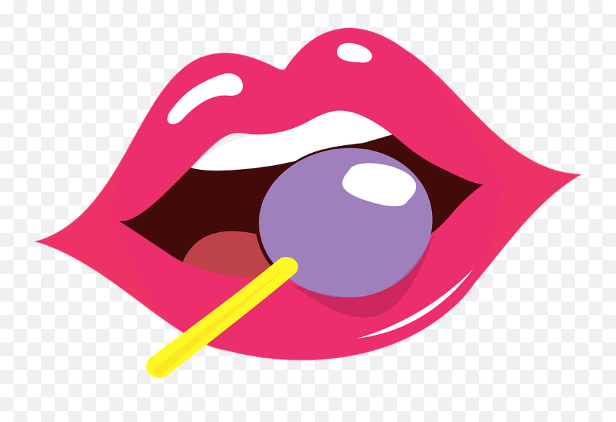 Lips Passion Candy - Lips Lollipop Clip Art Png,Passion Png