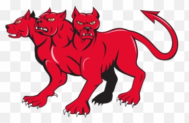 Cerberus Security Robots - Three Headed Dog Animated Png,Cerberus Logo
