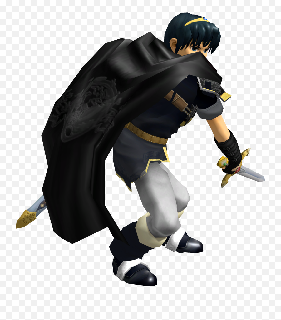 Melee Fox Falco And Marth Renders - Melee Marth Render Png,Marth Png ...