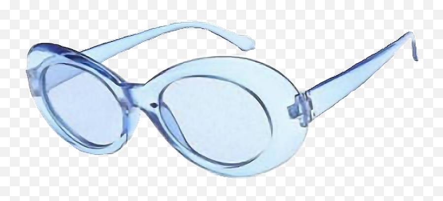 Glasses - Blue Sunglasses Aesthetic Png,Clout Glasses Png
