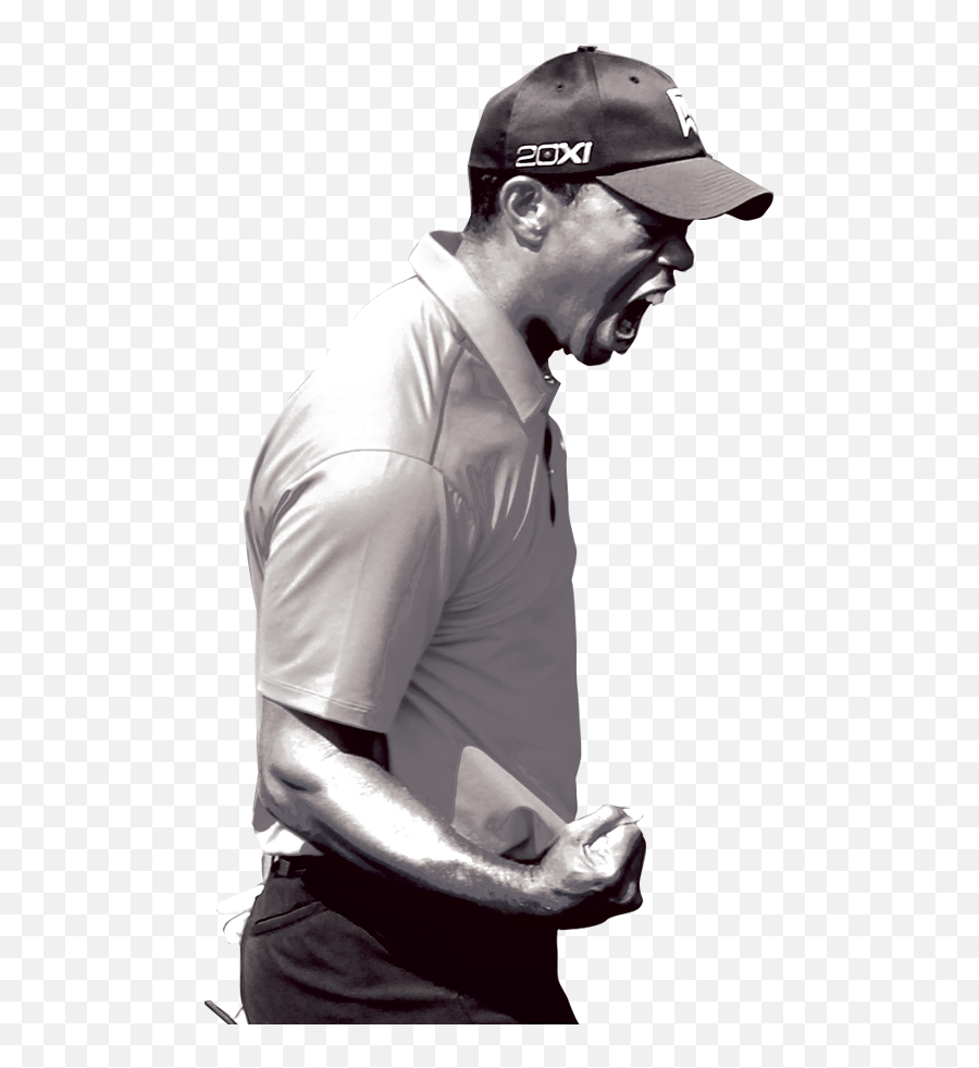 The Career Of Tiger Woods - Sitting Png,Tiger Woods Png
