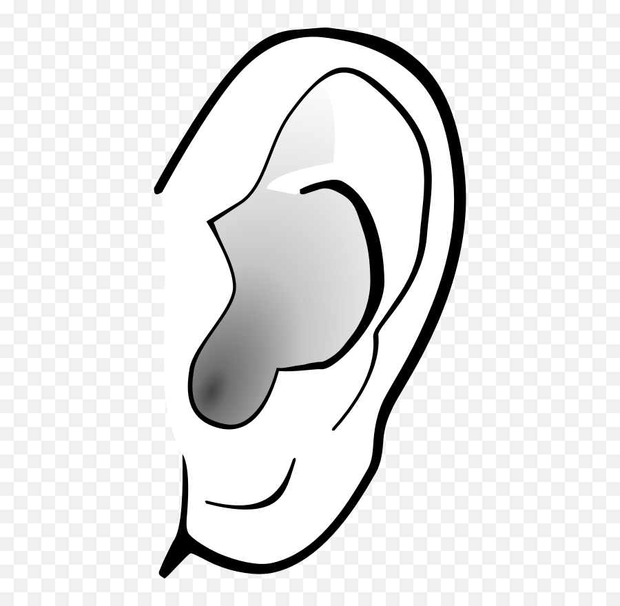 Ear Clipart Transparent Background - Oreille Dessin Png,Ear Transparent Background