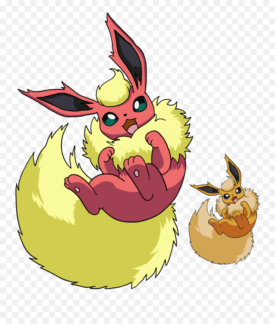 Download Flareon Shiny - Flareon And Shiny Flareon Png,Flareon Png