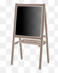 Easel Angle Display Device Png Clipart - Clipart Chalkboard Stand Png,Easel Png