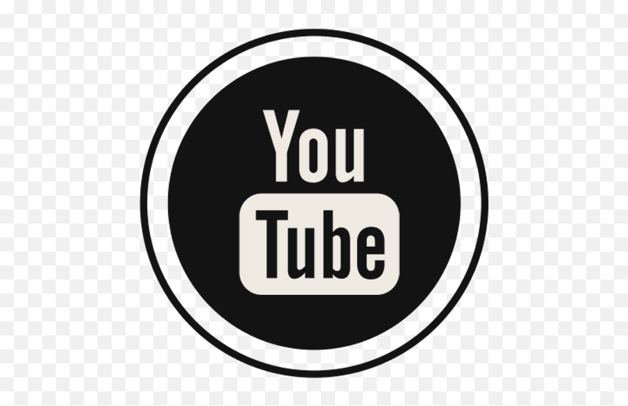 Yt - Youtube Logo Black Png,Youtube Icon Transparent Background