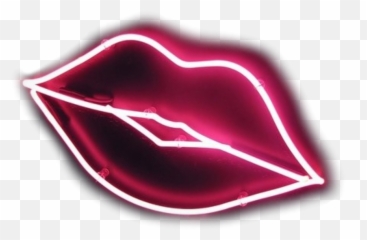 Lips Kiss Png - Neon Lips Kiss Transparent Neon Love Neon Sign Lips Png,Lipstick Mark Png