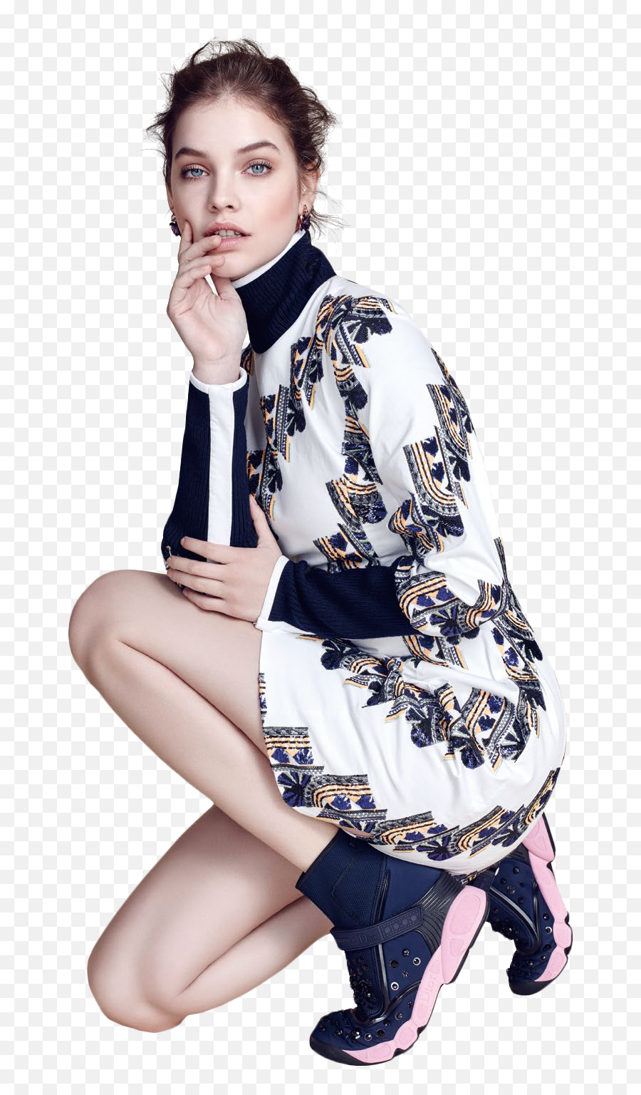 Download Barbara Palvin Photoshoot Png - Bazaar Korea Barbara Palvin,Emilia Clarke Png