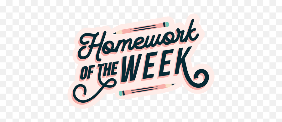 Transparent Png Svg Vector File - Homework Of The Week,Homework Png