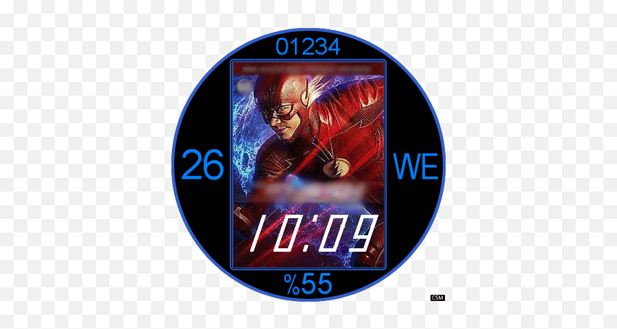 Download The Flash Watch Face For Mtk Android Smartwatch - Flash The Complete Fourth Season On Dvd Png,The Flash Transparent