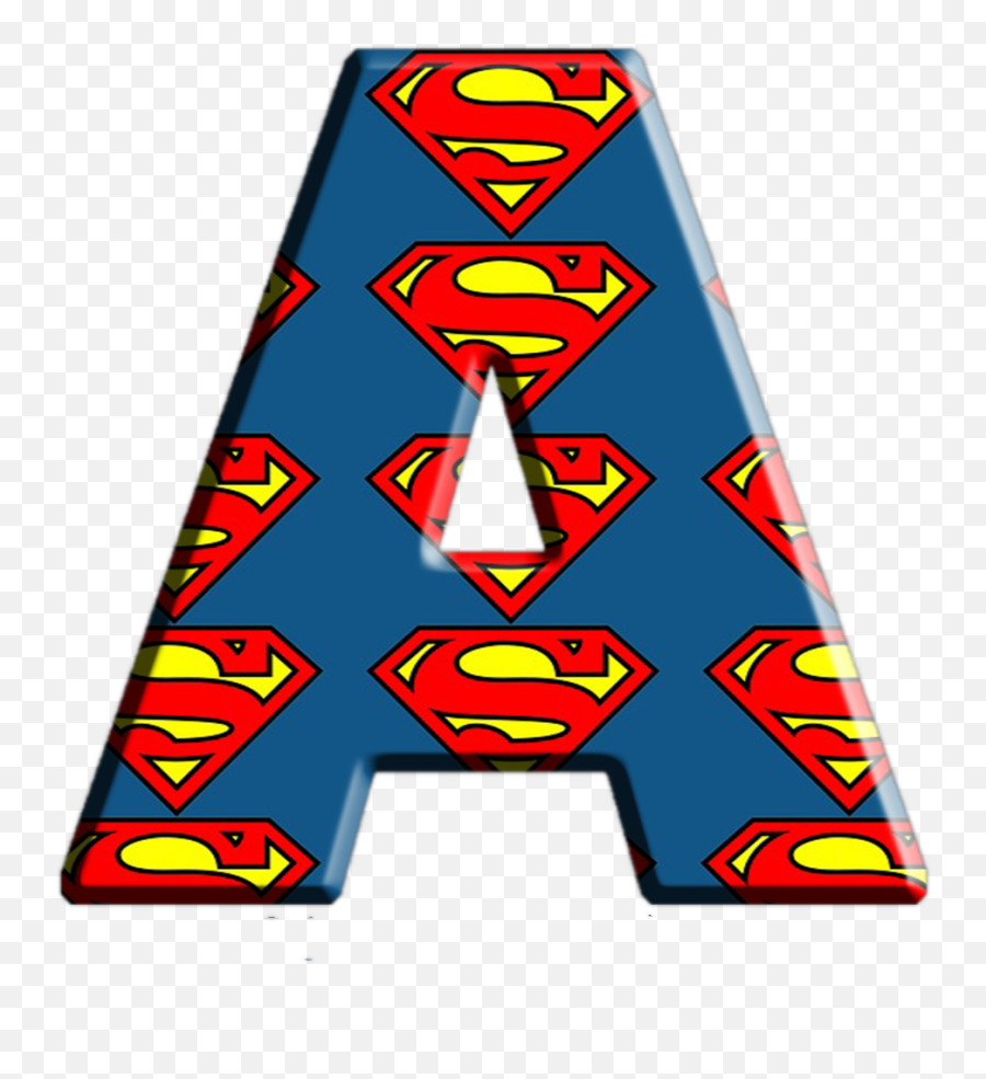 Alfabeto Decorativo Superman Png - Alfabeto Superman Png,Superman Png