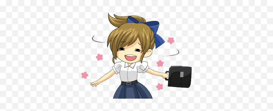 Cute Anime Girl Stickers By Edb Group - Cuteness Png,Cute Anime Transparent