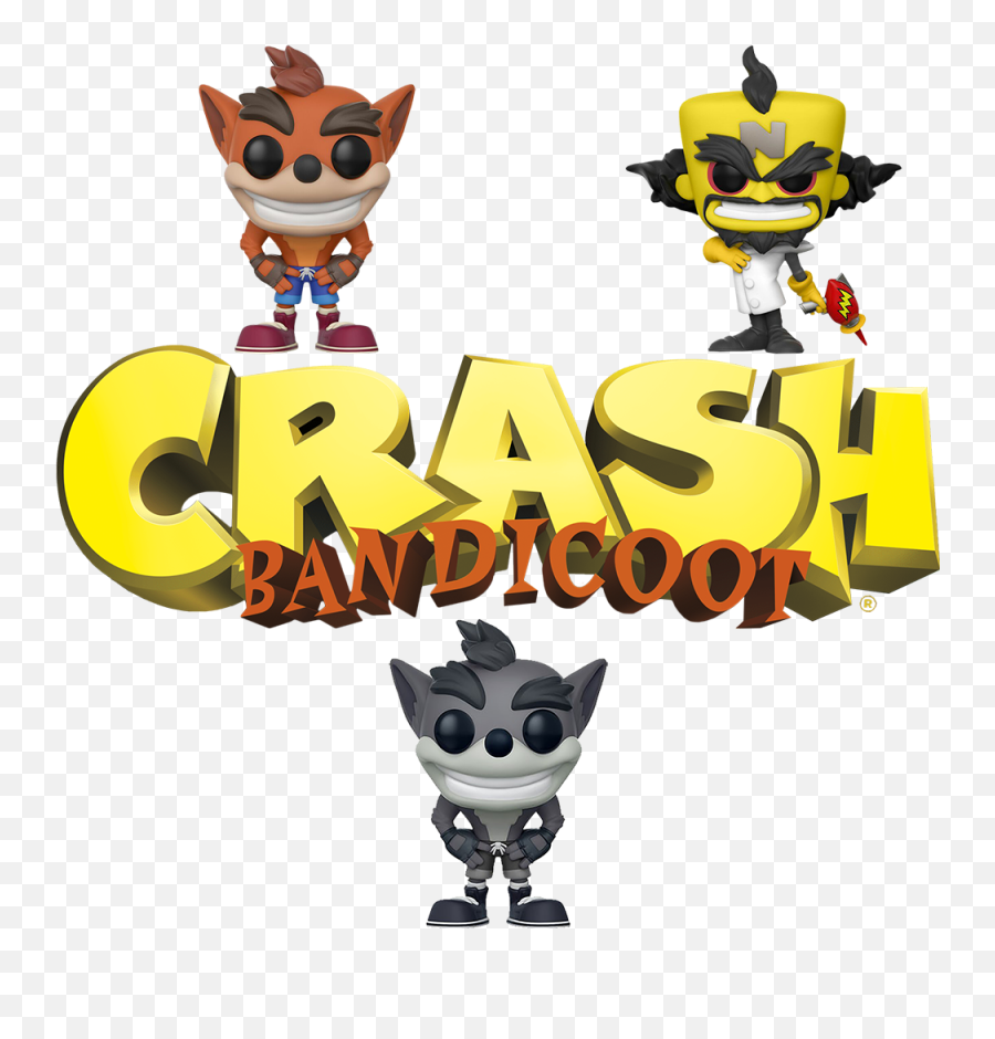 Pop Games Crash Bandicoot Bundle Chase U2013 8bit Waffles Store - Funko Pop Dr Neo Cortex Png,Crash Bandicoot Transparent