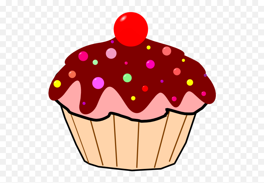 Chocolate Cupcake Clip Art - Vector Clip Art Cupcakes Clipart Png,Cupcakes Png
