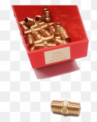 Brass Fitting 332504 18 Bspt Hex Nipple Ash Air Png