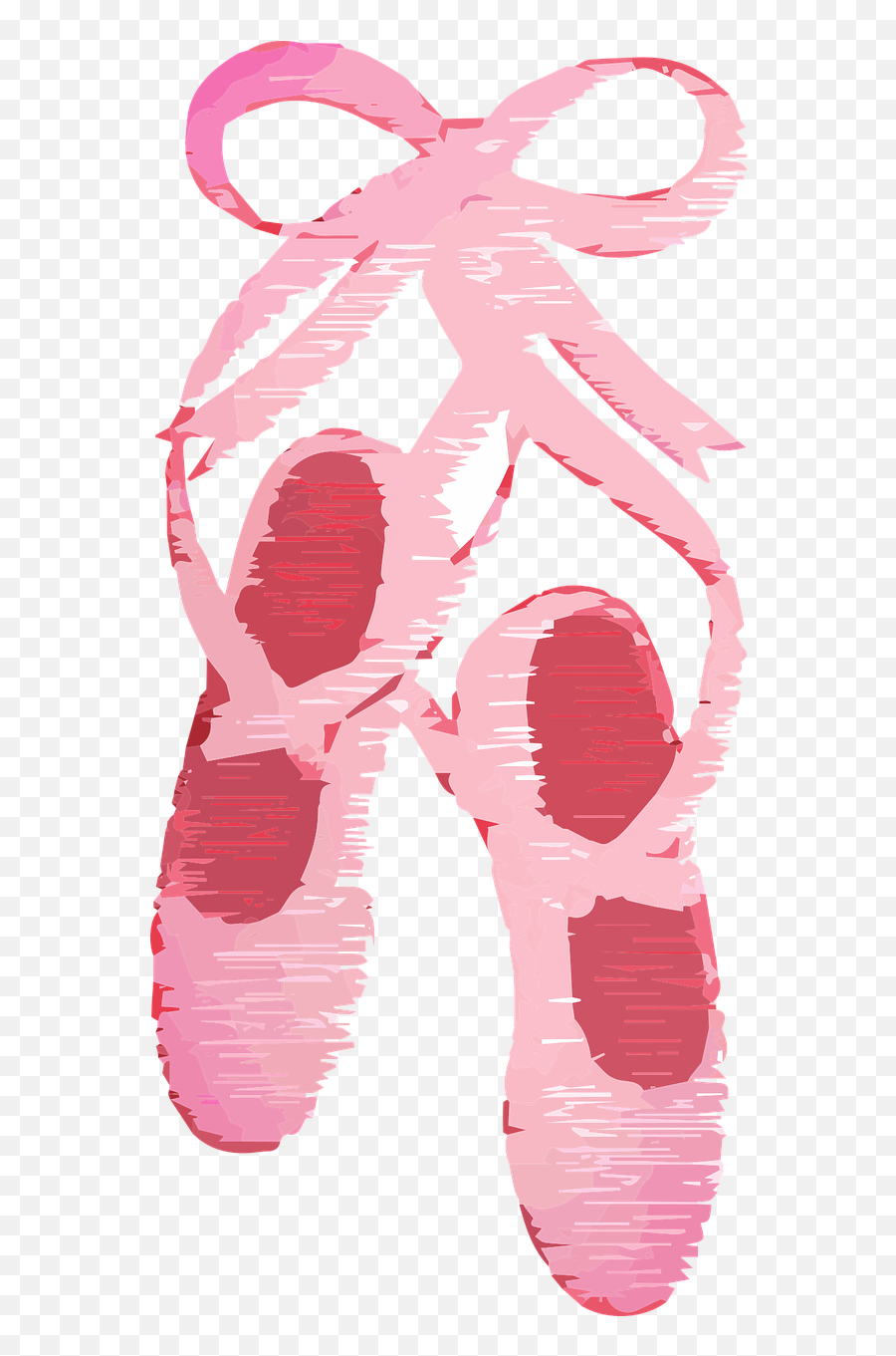 Ballet Shoes Ballerina Pink - Free Vector Graphic On Pixabay Zapatillas De Ballet Png,Ballet Shoes Png