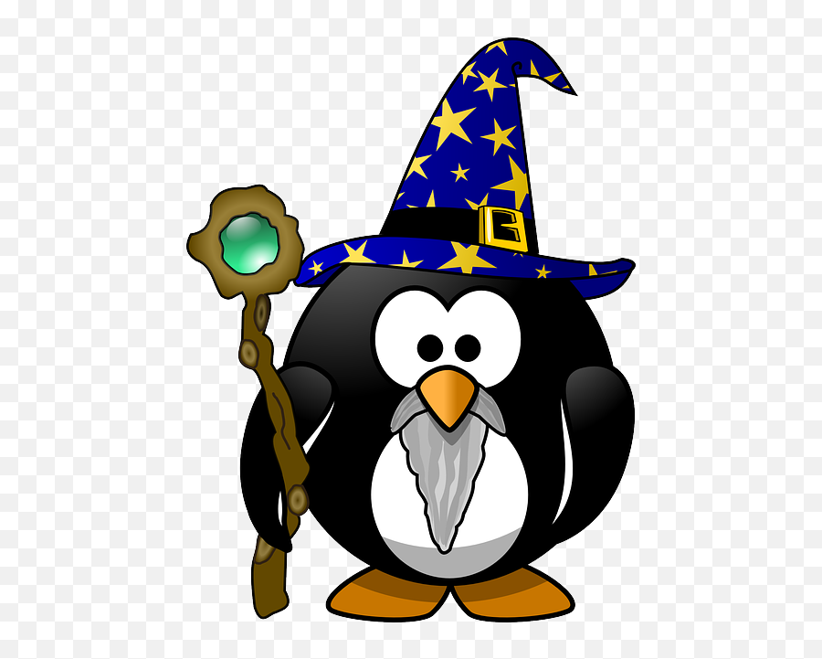 Gandalf Tux Animal - Magic Penguin Png,Gandalf Png