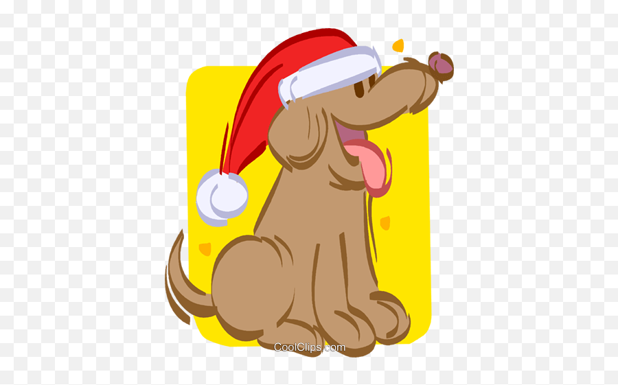 Cachorro Con Un Sombrero De Navidad Libres Derechos - Dog Supply Png,Gorro De Navidad Png
