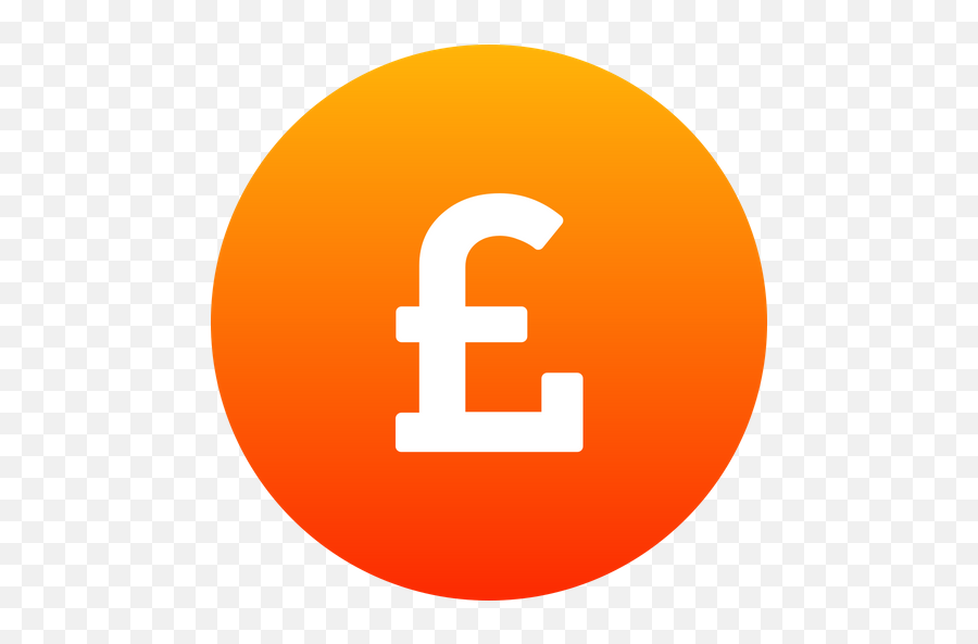 Pound Icon Of Gradient Style - Available In Svg Png Eps Vertical,Pound Logo