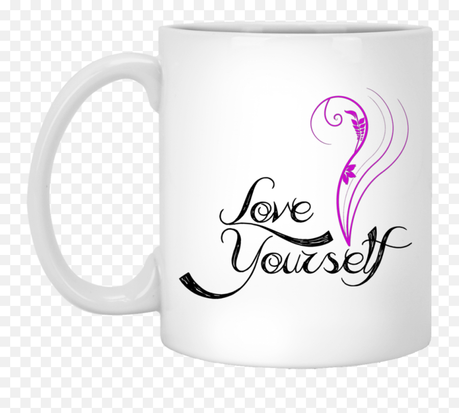 Bts Love Yourself White Mug - Mug Png,Bts Love Yourself Logo