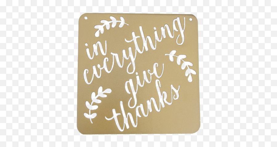 Download In Everything Give Thanks Fall Sign - Calligraphy La Lola Png,Give Thanks Png