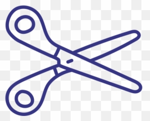 Icono Cortar Tijeras Gratis De School Outline Hand Drawn - Scissors Hand Drawn Png,Tijeras Png