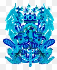 Bombay Sapphire Dry Gin Illustration - Decorative png