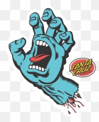 Cool Skateboard Logos - Santa Cruz png