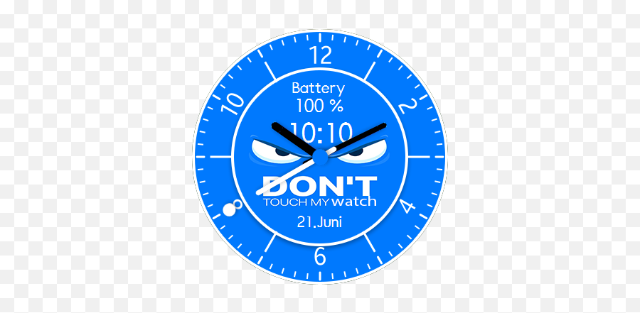 Analog Dont Touch My Watch - Clock Png,Dont Touch Icon