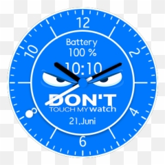 Analog Dont Touch My Watch - Clock Png,Dont Touch Icon