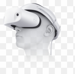 Dell Gets Into Vr With The Visor Headset And Controllers - Visor De Realidad Virtual Puesto Png,Oculus Png
