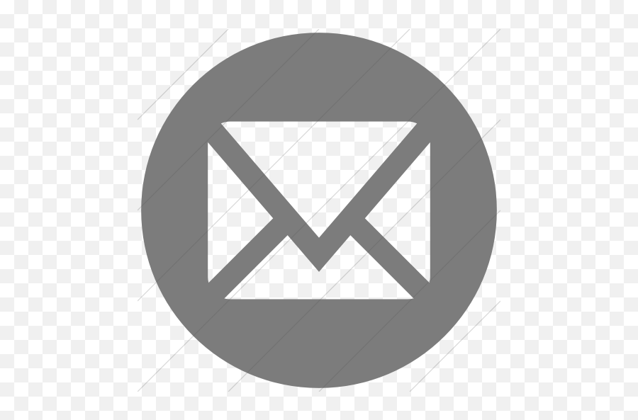 Simple Dark Gray Mail Icon - Logo Facebook Email Instagram Png,Email Icon Grey